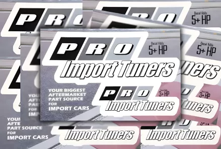 General Representation EV PRO Import Tuners Die Cut Vinyl Decals