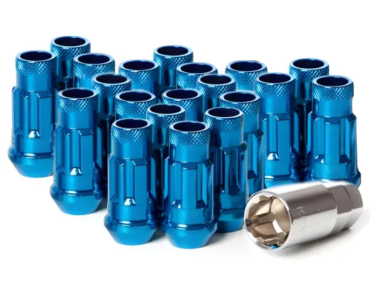 Universal (12 x 1.25) (20 Lug Nut Set) (Blue)