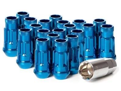 Universal (12 x 1.25) (20 Lug Nut Set) (Blue)
