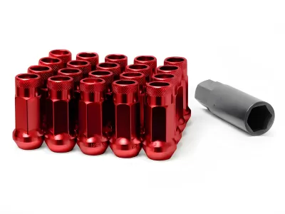 Universal (12 x 1.25) (20 Lug Nut Set) (Red)