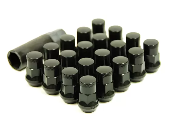 Universal (12 x 1.5) (20 Lug Nut Set) (Black)