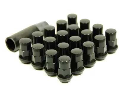 Universal (12 x 1.5) (20 Lug Nut Set) (Black)