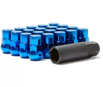 Universal (12 x 1.25) (20 Lug Nut Set) (Blue)