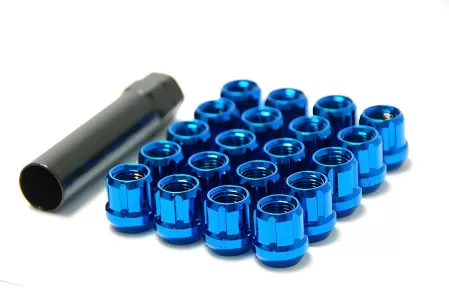 Universal (12 x 1.25) (20 Lug Nut Set) (Blue)