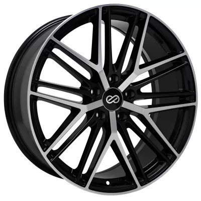 Universal (18x8, 5x108, 40mm, Black Machined)