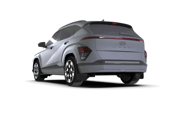 Hyundai Kona Electric - 2024 to 2025 - SUV [All Except N Line] (Black) (Dark Gray Logo)