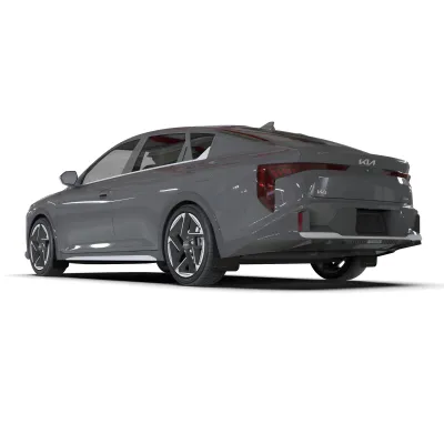 Kia K4 - 2025 to 2026 - Sedan [All] (Black) (Dark Grey Logo)