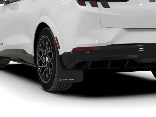 Ford Mustang Mach E - 2021 to 2025 - SUV [All] (Black) (White Logo)