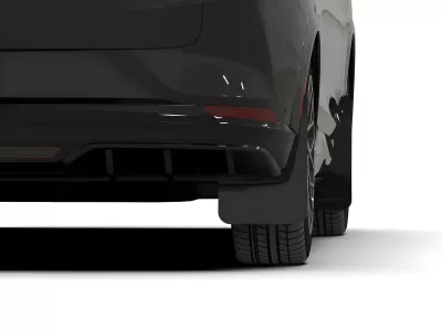 Ford Mustang Mach E - 2021 to 2026 - SUV [All] (Black) (Metallic Black Logo)