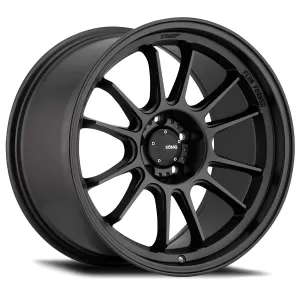 Universal (18x8.5, 5x108, 43mm, Matte Black) (Less Concave)