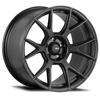 Universal (18x8.5, 5x112, 43mm, Dark Metallic Graphite) (Less Concave)