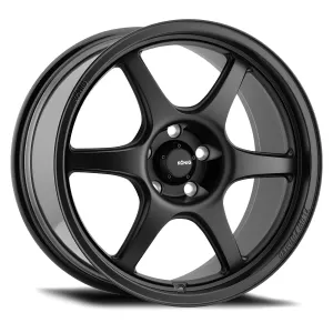 Universal (15x7.5, 4x100, 35mm, Matte Black) (Less Concave)