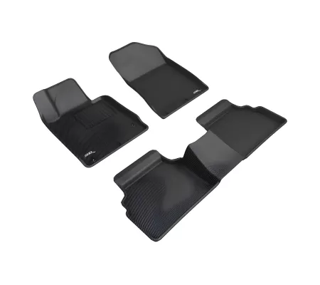 Kia K5 - 2021 to 2025 - Sedan [EX, EX Turbo, GT, GT Line, GT Line Turbo, LX, LXS, LXS Turbo] with 1.6L/2.5L & FWD (Kagu) (Front and Rear) (Black)