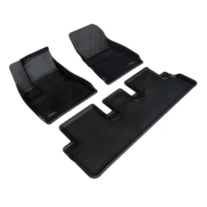 2025 Tesla Model 3 3D MAXpider Custom Fit Floor Mats