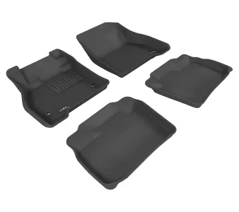 2012 Nissan Leaf 3D MAXpider Custom Fit Floor Mats