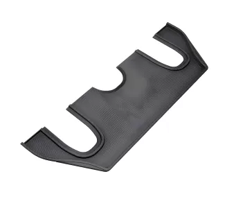 Tesla Model X - 2016 to 2018 - SUV [All] (Kagu) (Rear) (Black) (6 Seat Models With Center Console)