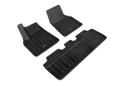 2025 Tesla Model Y 3D MAXpider Custom Fit Floor Mats