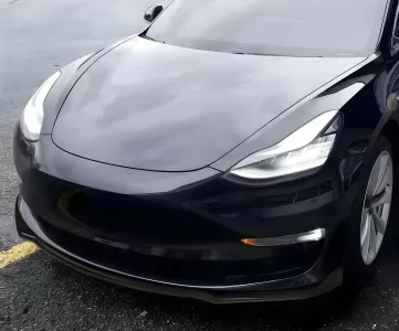 Tesla Model 3 - 2017 to 2020 - Sedan [All] (Matte Black) (3 Piece)