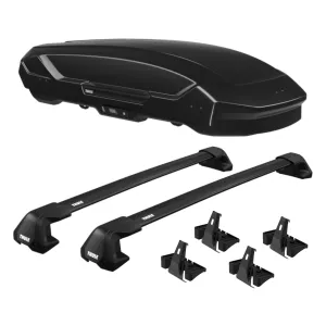 2023 Ford Mustang Mach E Thule Motion 3 L Cargo Box With Roof Rack Full Kit