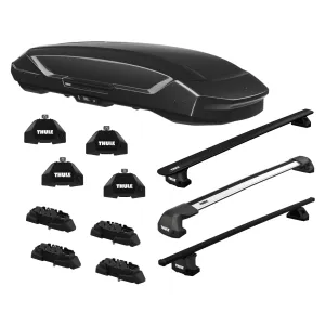 General Representation EV Thule Motion 3 XXL Cargo Box With Roof Rack Full Kit