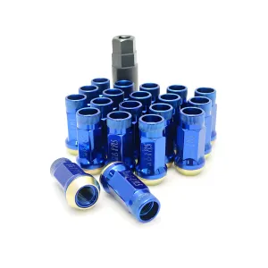 Universal (12 x 1.25) (20 Lug Nut Set) (Blue)